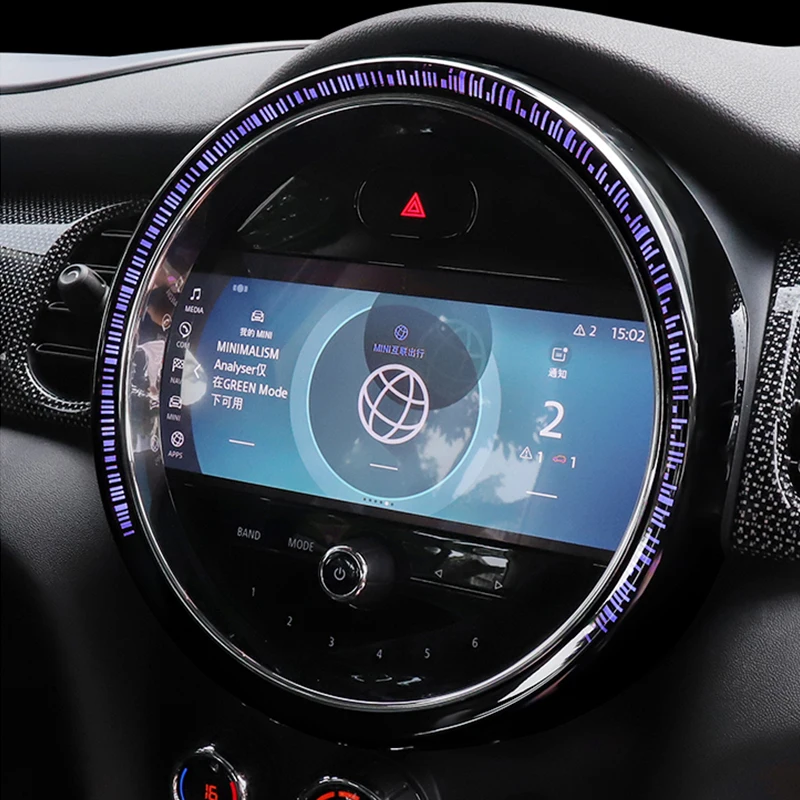 Car Central Control Display Screen Modification Cover Ring 8.8inch 6.5inch For BMW MINI Cooper S JCW F55 F56 F57 Car Accessories