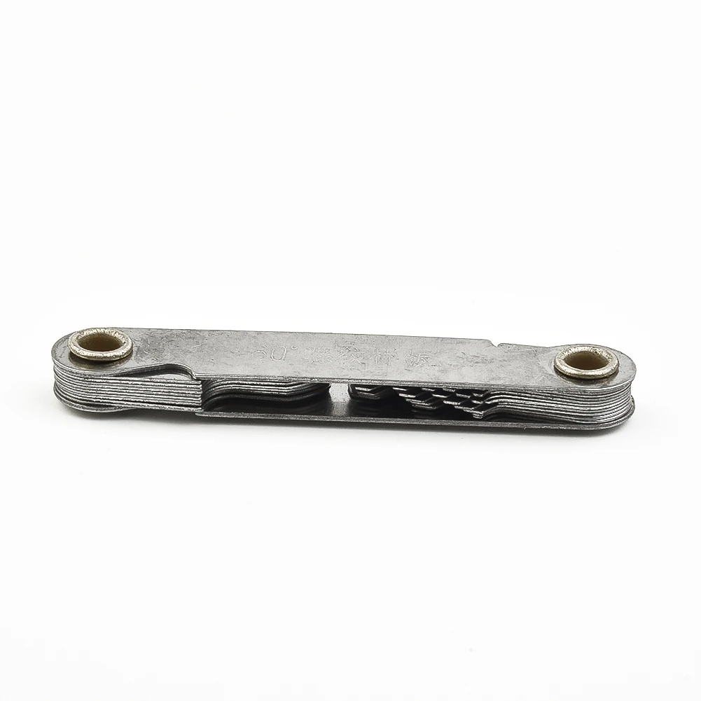 Herramienta de medición de roscas de calibre de alta calidad, 1 Paso, corte de rosca, medición de 55 °, dureza fuerte, 1 unidad