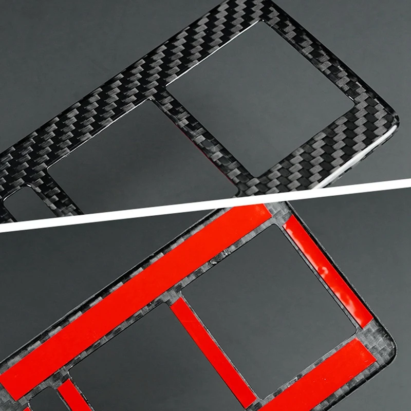 Super Sale Carbon Fiber Window Lift Control Panel Trim for Ford Bronco 2021-2025 Window Switch Cover Frame Trim Accessories