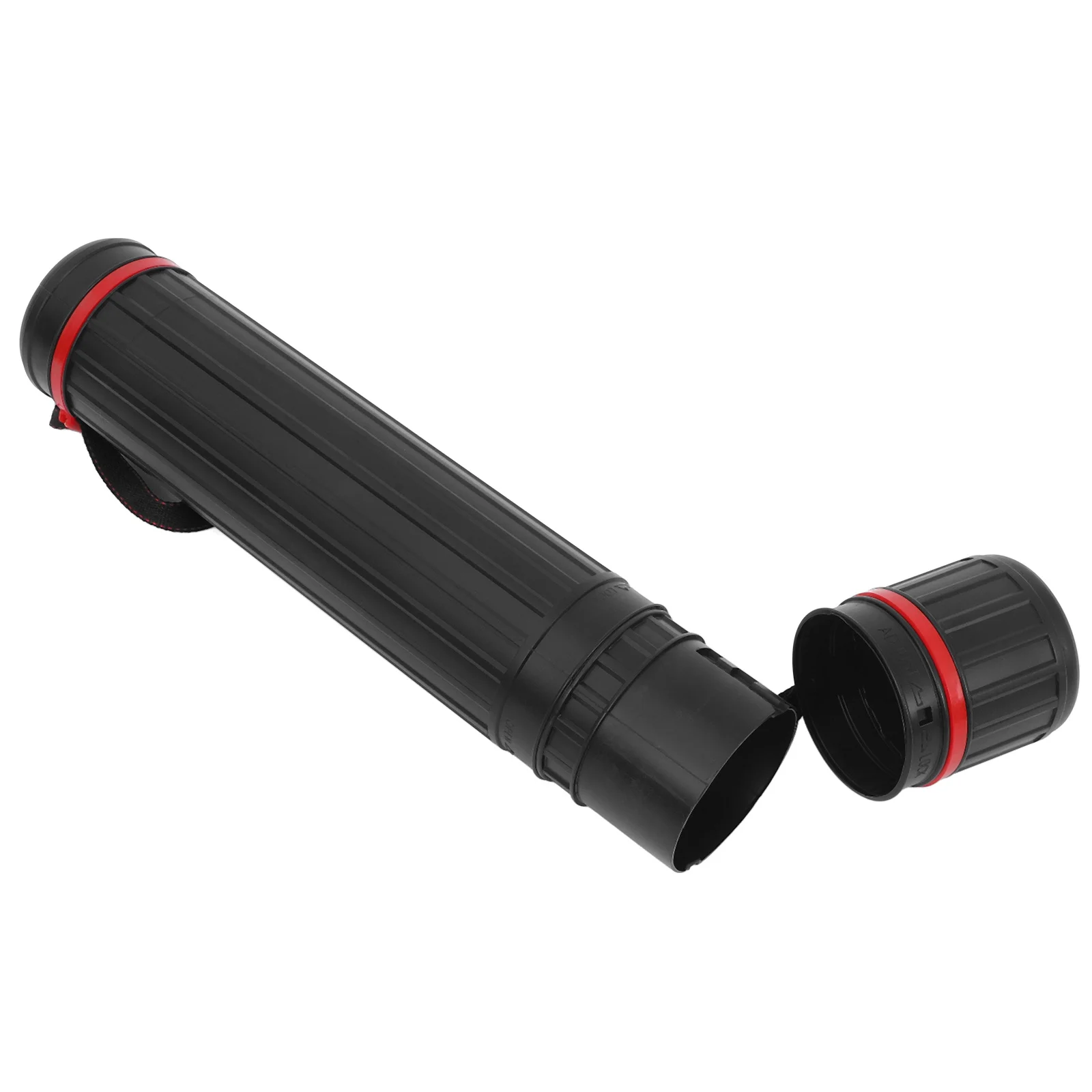 أنبوب ملصق بلاستيكي قابل للتمديد وحزام كتف قابل للتعديل وحقيبة تخزين للرسم للمخططات البريدية الفنية