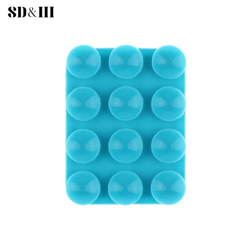 Silicone Suction Pad For Mobile Phone Fixture Suction Cup Backed Adhesive Silicone Rubber Sucker Pad For Fixed Pad