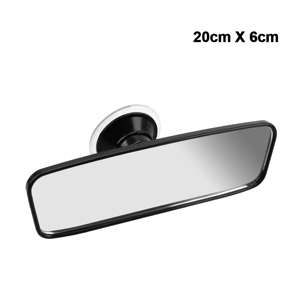 Adjustable Suction Cup Wide-angle Rearview Mirror Universal Car Rear Mirror Interior Rear View Mirror 360° Rotates