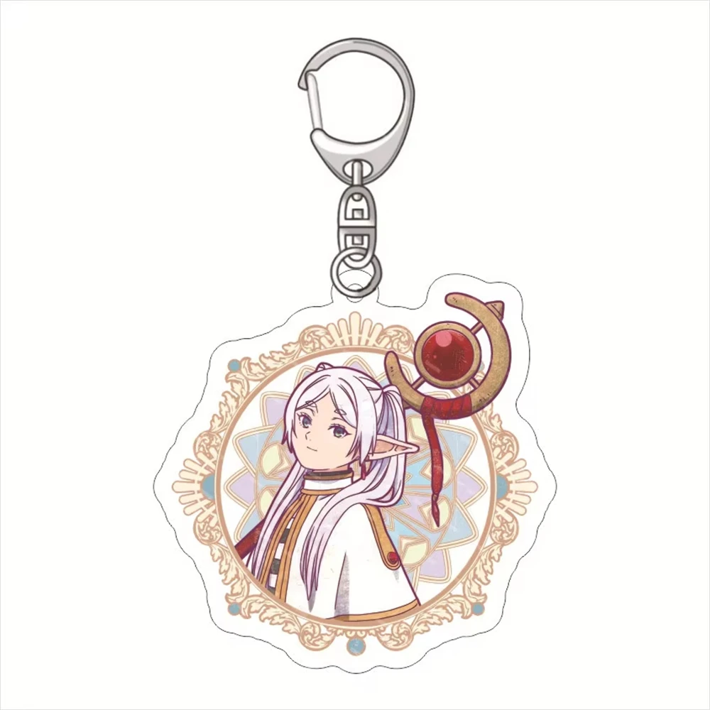 6cm Anime Frieren Beyond Journey's End Figures Frieren Himmel Acryl Keychain Sleutelhanger Model Cosplay Karakters Ornament