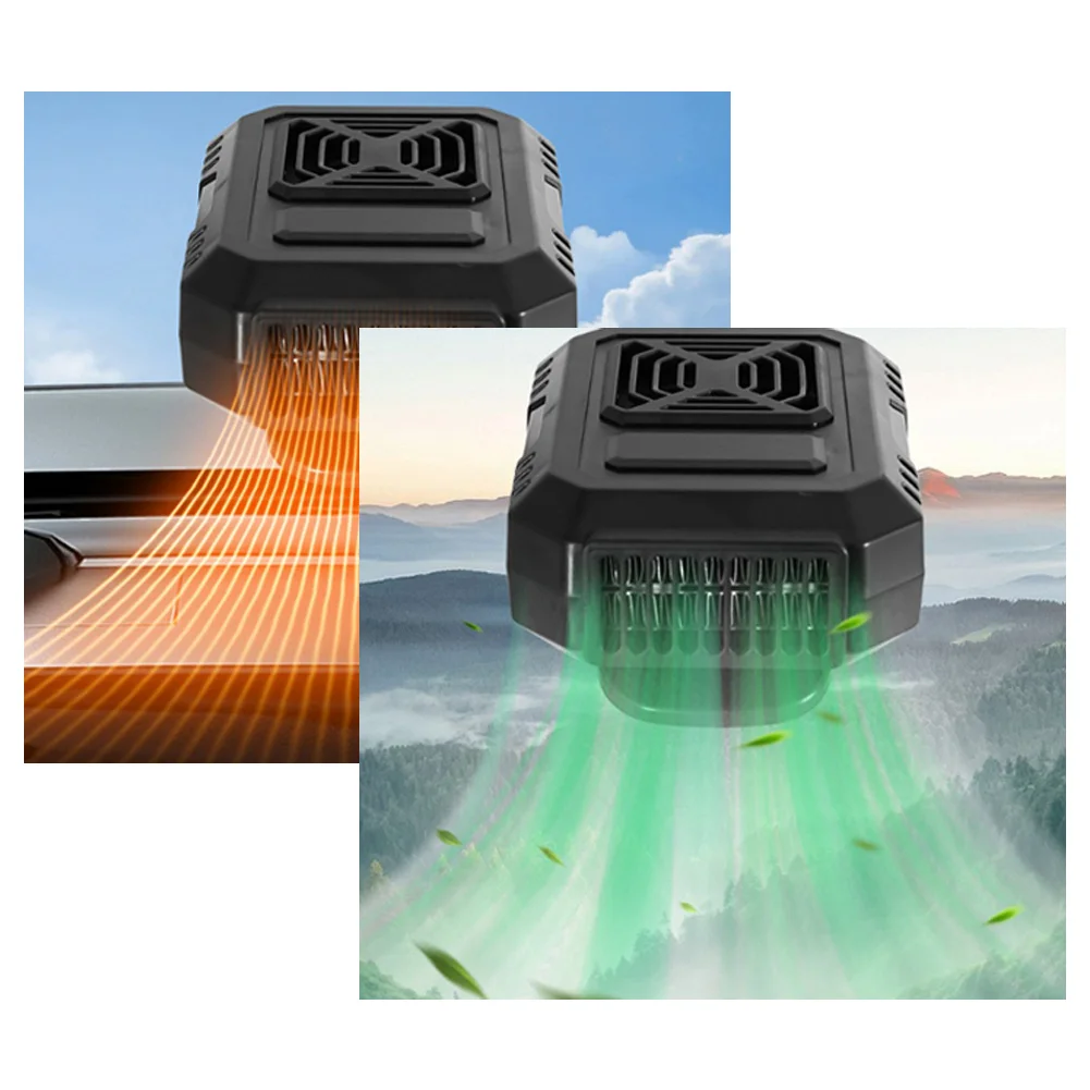 150W Portable Winter Heater Fast Heat Electronic Heater 360 Degree Rotation For Heating And Defrost Windshield For Truck Van SUV