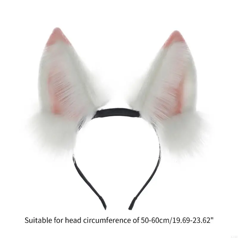 K1me cosplay dessin animé renards forme l'oreille en mouvement des cheveux mobiles cerceau bande pour les