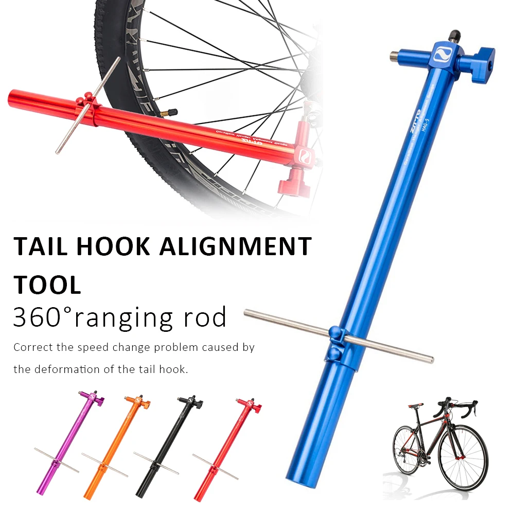 Bicycle Hanger Alignment Gauge Derailleur Straighten Dropout Measure Bike Tail Hook Correction Tool MTB Road Bike Repair Tool