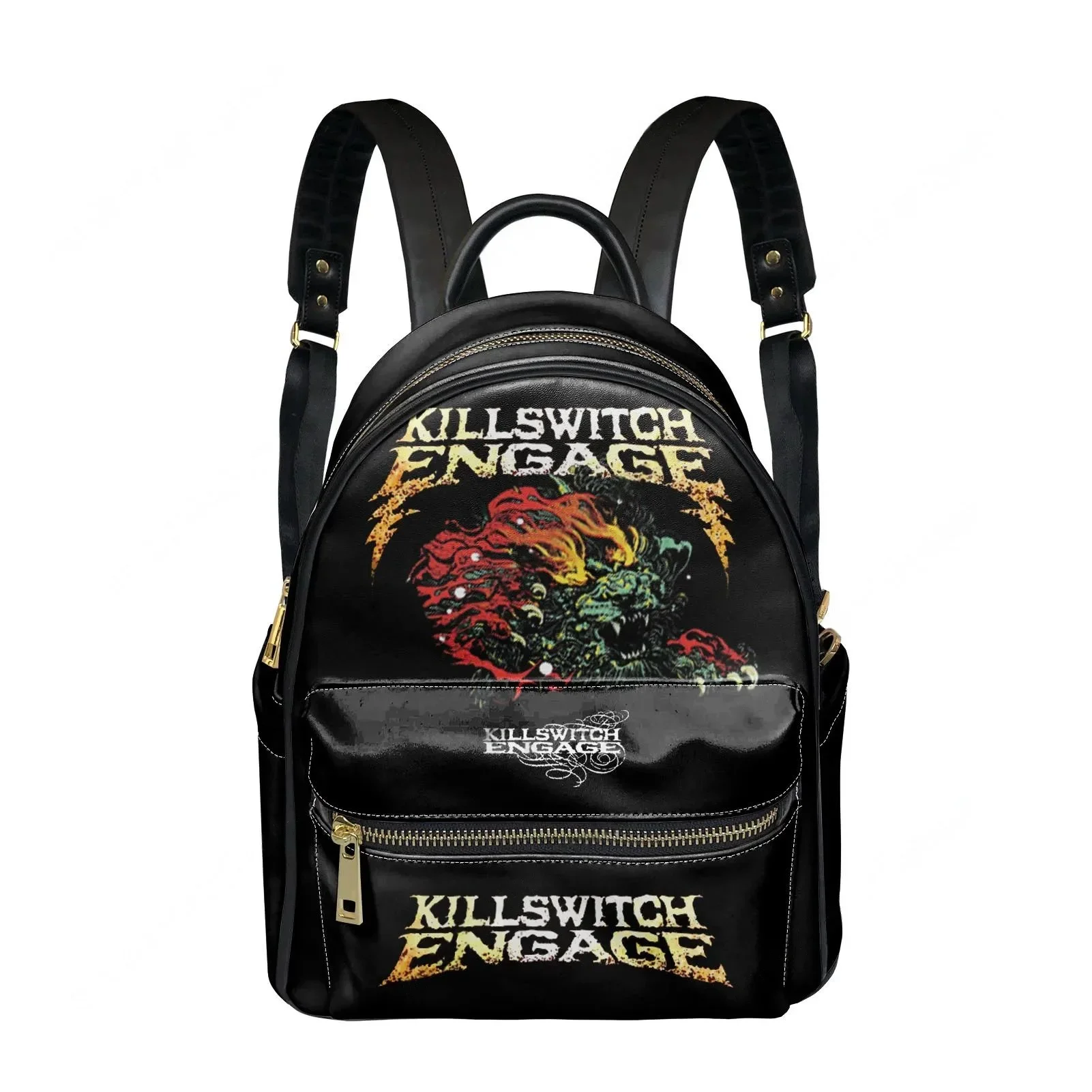 Killswitchs Engages Band Backpack Womens Men Personalized Double Shoulder Bag Business Travel Bookbag Rucksack Gift Daypack