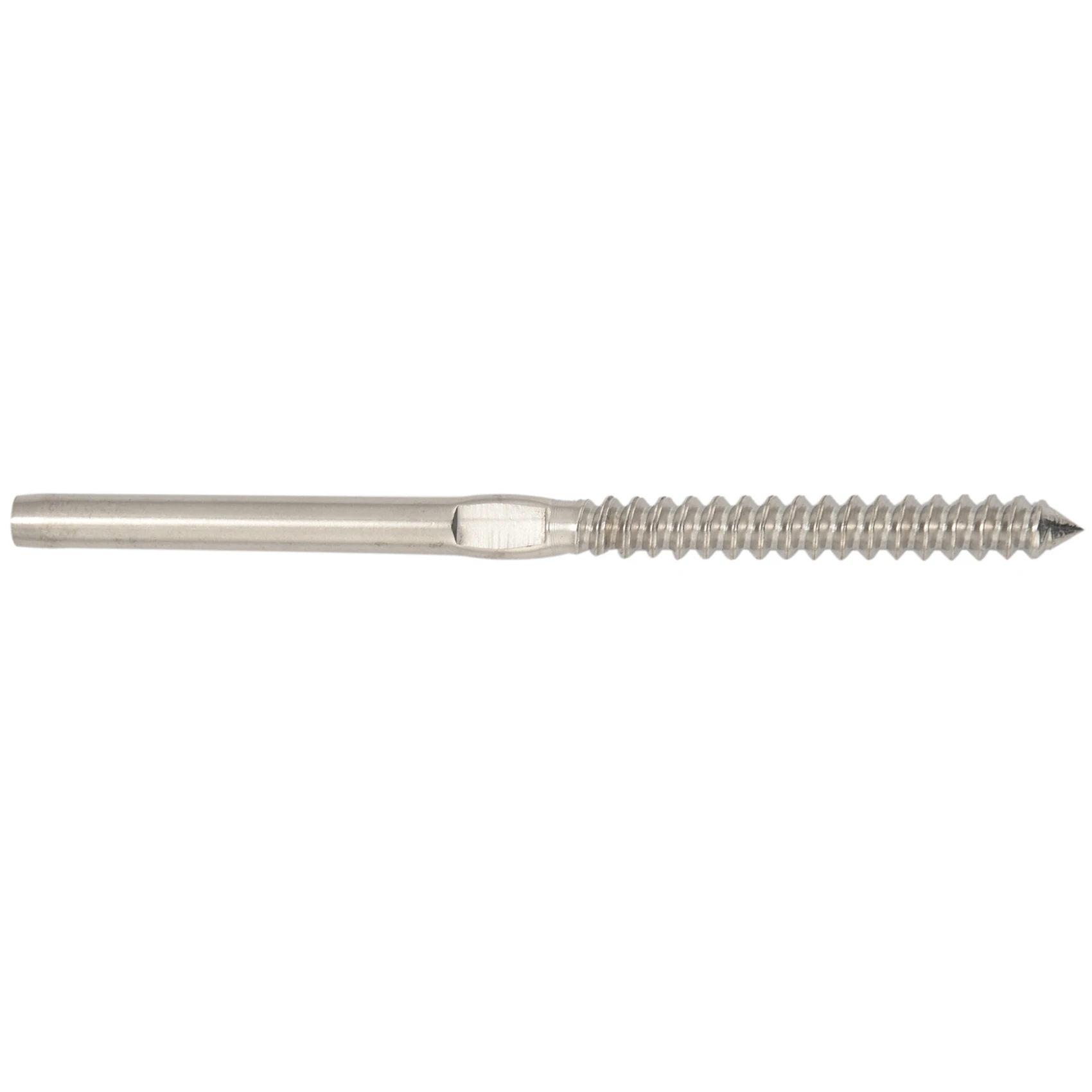 

A96I-60 Pairs Left&Right Hand Thread Lag Screws For 1/8 Inch Cable Railing Stair Railing For Wood Post Lag Screw Swage System