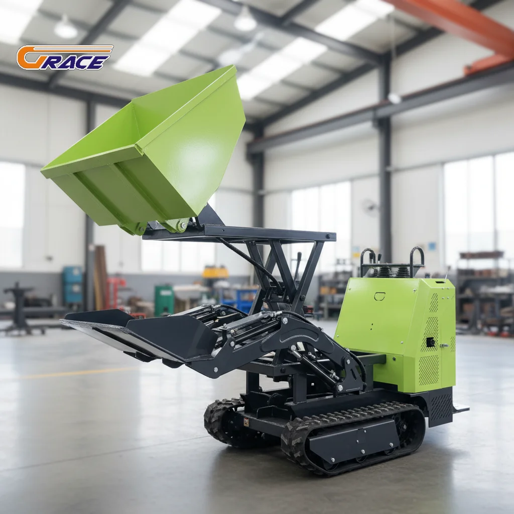 

High Quality 500kg Mini Crawler Dumper Truck EURO 5 EPA Approved Small Track Dumper Fast Shipping
