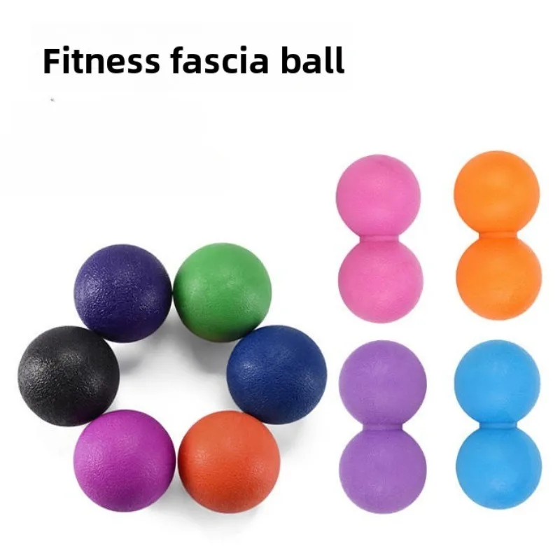 New TPE Fascia Ball Deep Tissue Muscle Relaxation Exercise Sports Fitness Yoga Massage Trigger Point Stress Pain Relief 1pcs