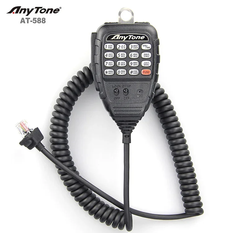 70w Long distance VHF UHF Car radio transceiver HF Ham Radio ANYTONE AT-588 Newest Single Band mobile radio