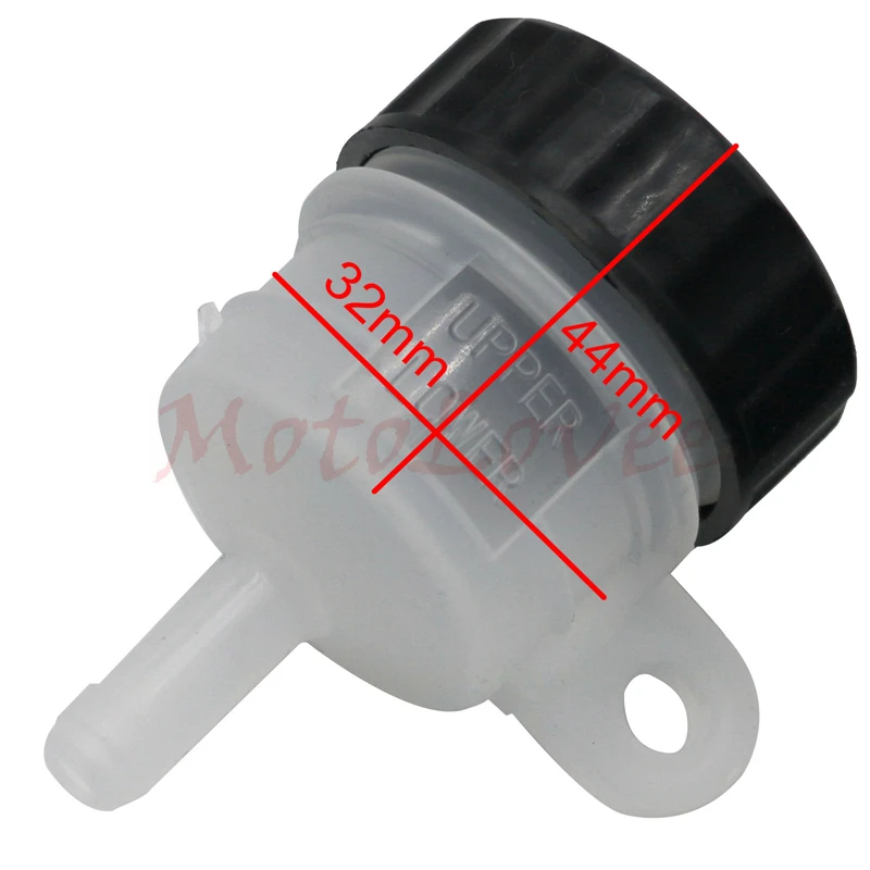 MotoLovee Motorcycle Refit Foot Rear Brake Master Cylinder Tank Oil Cup Fluid Bottle Reservoir