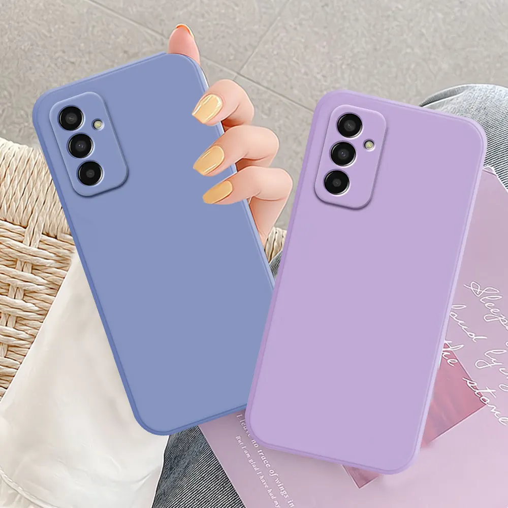 For Samsung Galaxy M13 F13 M22 M11 M54 F54 M53 M52 M33 M14 M10 M12 M01Core Case Funda Quantun3 Jump2 Cover Silicon Protect Coque