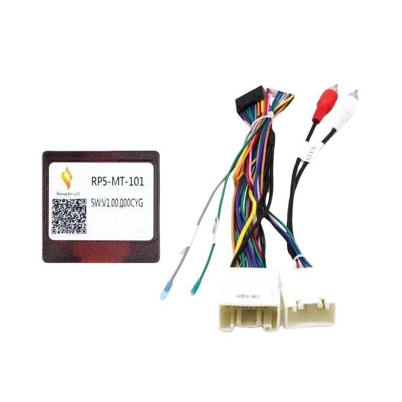 Wiring Harness Canbus Box Decoder For MITSUBISHI PAJERO / LANCER / ASX Android Car Radio Stereo Power Cable Adapter