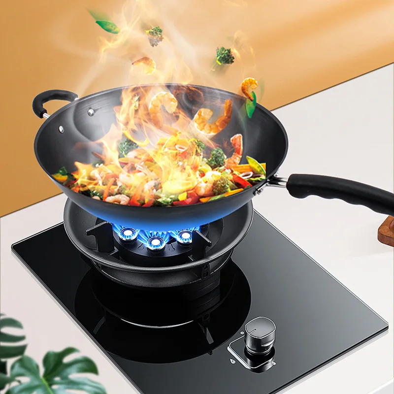 Estufa de GLP integrada para el hogar Estufa de gas abatible Estufa de quemador de alta potencia de un solo quemador Gas de disco mágico