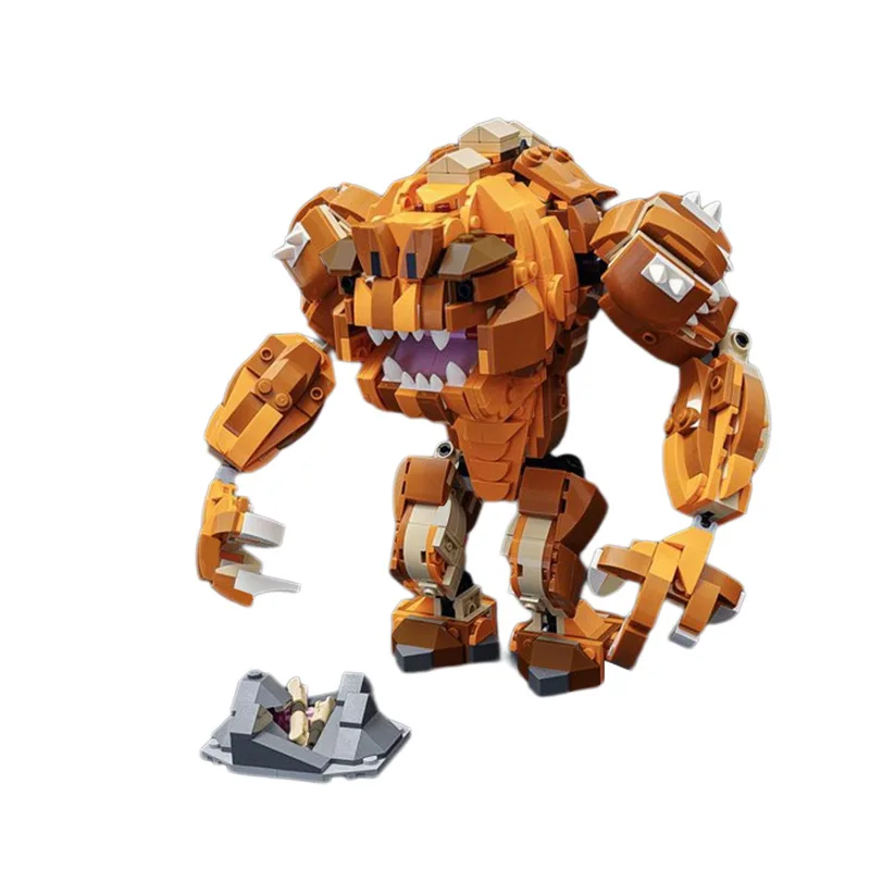 

MOC Desert Monster Resentments Towards Acres Строительные блоки Модель Зверь Монстр Кирпичи DIY Собранная игрушка для детей Подарок