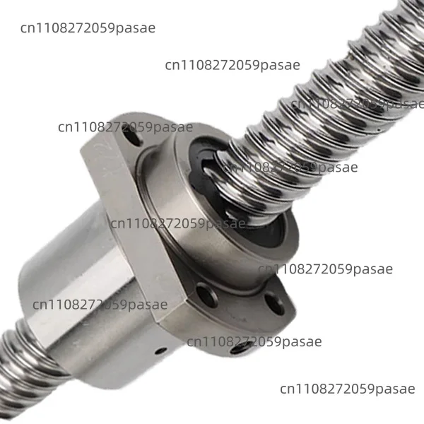 High Precision Steel Ball Screw and Nut 1000mm Length, Rolled Thread 1.5 Years Warranty 1kg Weight, Made in Jiangsu Province