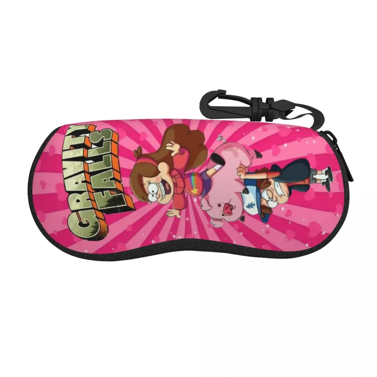 

Солнцезащитные очки из комедийного сериала Gravity Falls, мягкий чехол, неопреновый чехол на молнии с рисунком аниме, чехол для очков, защитная коробка для очков