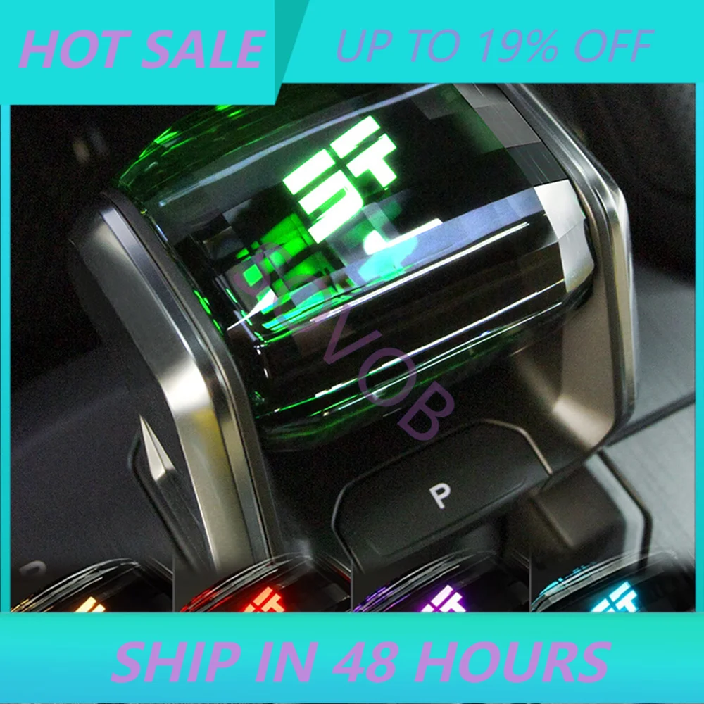 For Chery Jetour Traveler T2 Colorful Crystal Glass Gear Head Shift Lever Handle Touch Sensing Interior Modification Accessories