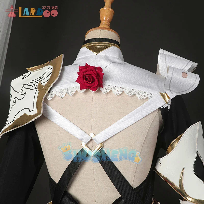 Genshin Impact Noelle Cosplay Traje para Mulheres, Maid Dress, Halloween Costume