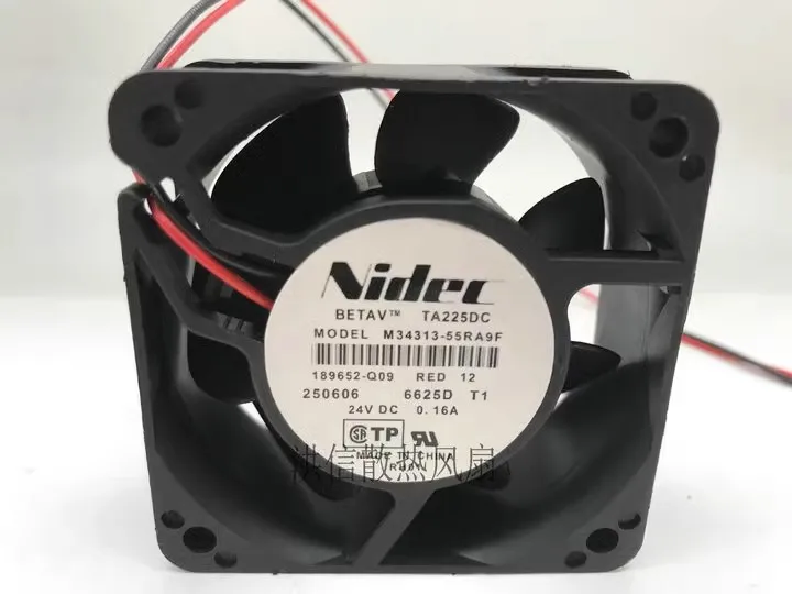 

Free shipping original 6025 TA225DC M34313-55RA9F DC24V 0.16A inverter fan