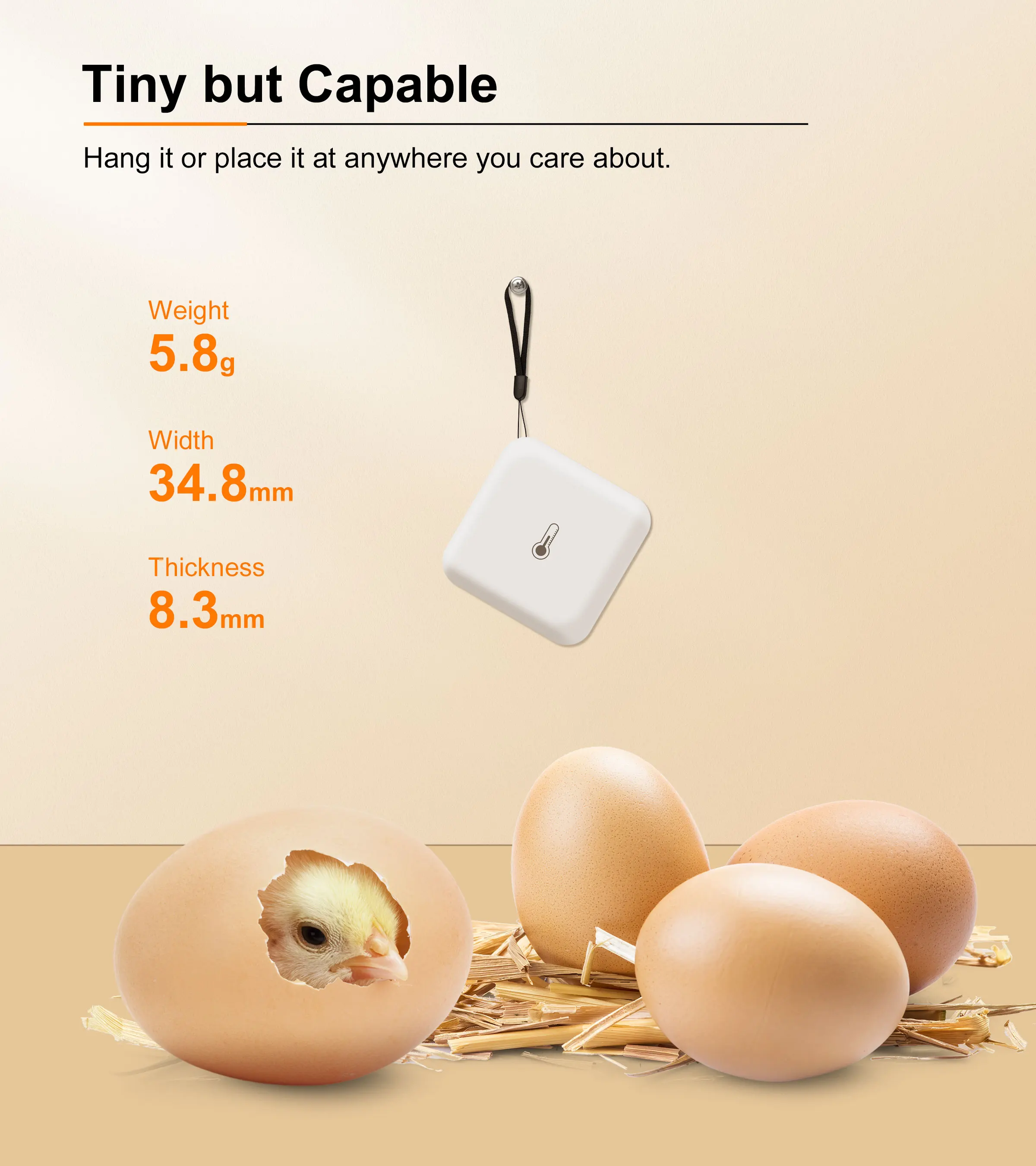 GIRIER-Sensor de temperatura y humedad para interiores, higrómetro inalámbrico, compatible con Alexa, Hey, Google, ZigBee2MQTT, Tuya Smart ZigBee