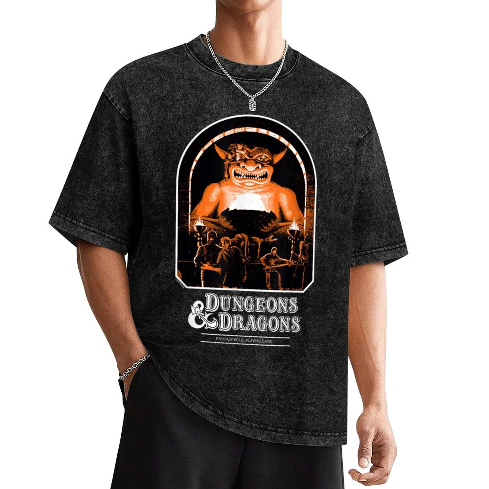 Dungeons Dragons Player Handbook T-Shirt graphic t shirts Short sleeve tee vintage t shirt men