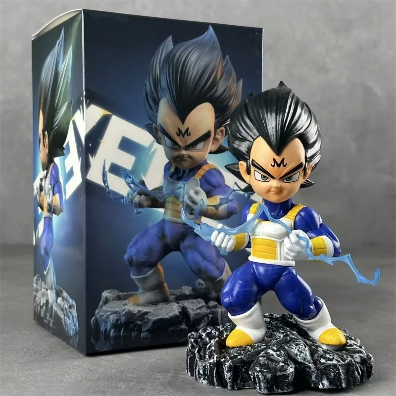 

18.5cm Dragon Ball Action Figure Super Battle Earth Vegeta Lightning Vegeta Boxed Model Display Toy Collectible For Fans