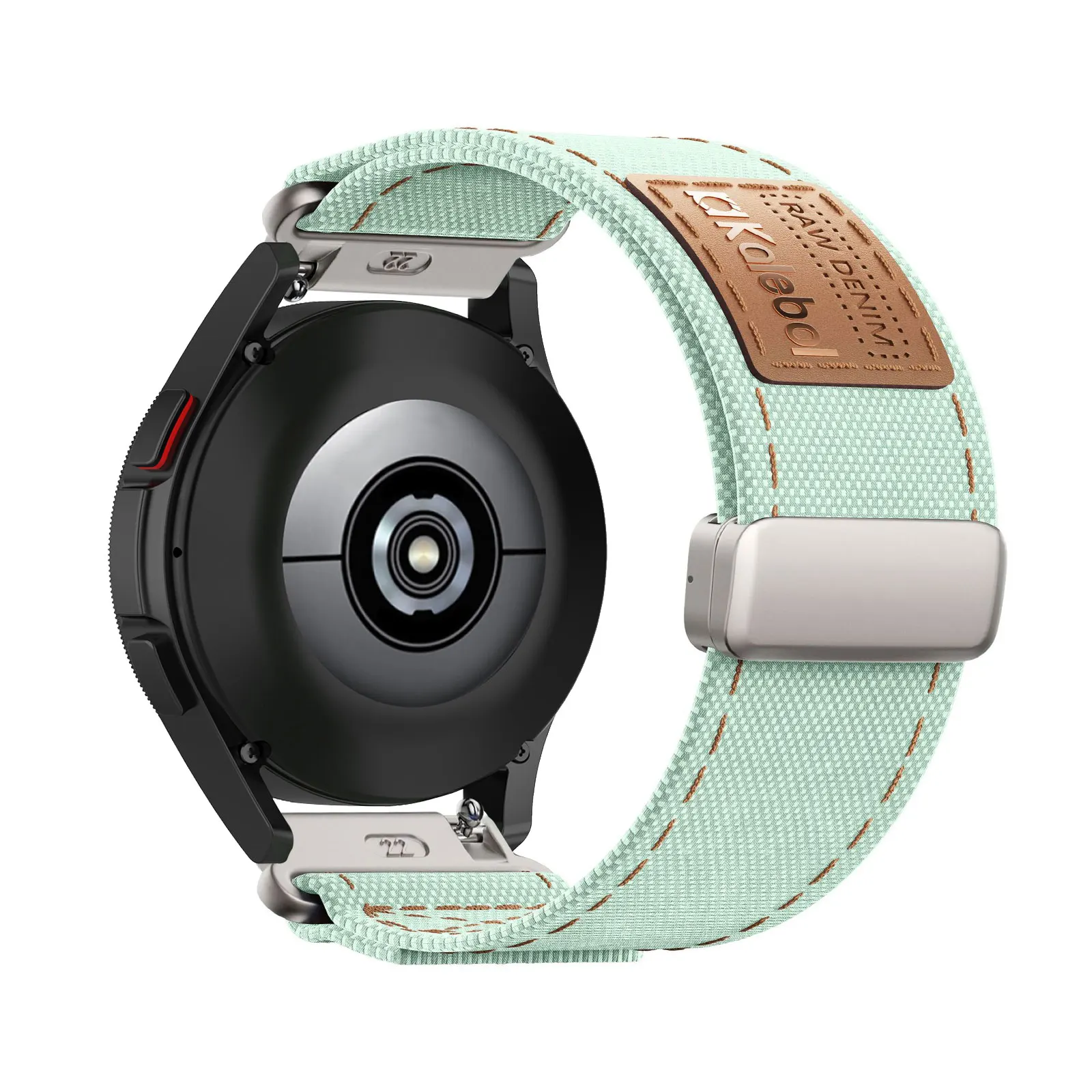 

Magnetic Bands for Galaxy Watch 6 Classic (43mm/47mm) Band, Soft Lightweight Magnetic Canvas Strap