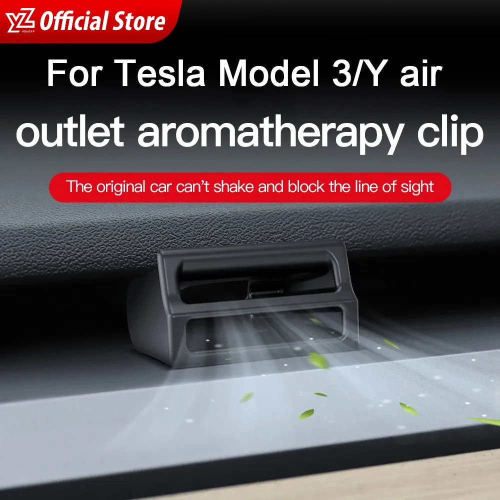 YZ For Tesla Model Y Model 3 Air Outlet Aromatherapy Clip For TESLA Model3 Electric Car ModelY Interior Car Clip Accessories