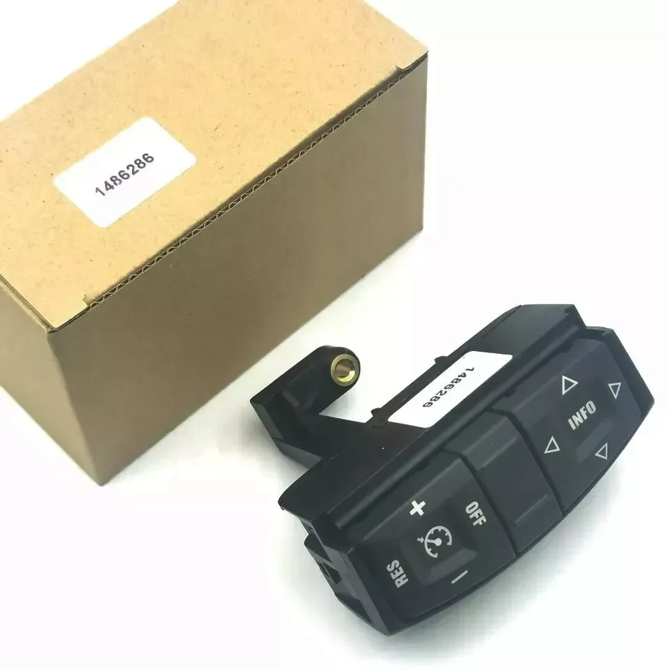 HM TECH New High Quality Fits For Scania R-Series OE:1486286 Truck Steering Wheel Switch Module Button