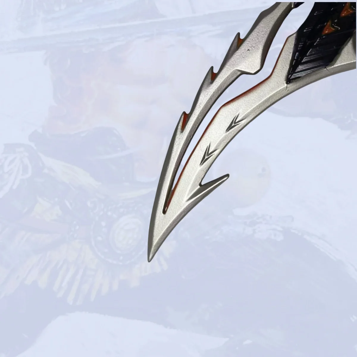 7,1 Zoll Valorant Prime Vandal Metall Katana Schwert Japanisches Katana Ninja Messer Original Samurai Säbel Cosplay Zubehör Prop Spielzeug