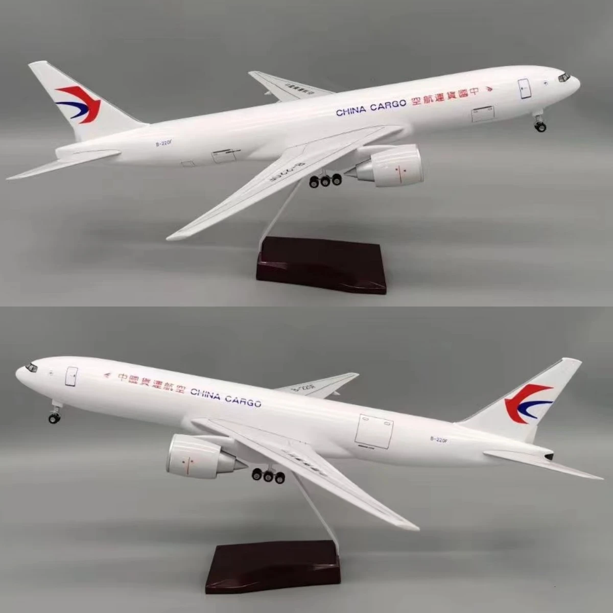 

1:157 Scale 47cm Large 777 Aircraft Model Eastern Airlines Boeing B777 Aircraft Model Die-cast Aircraft with LED Lights