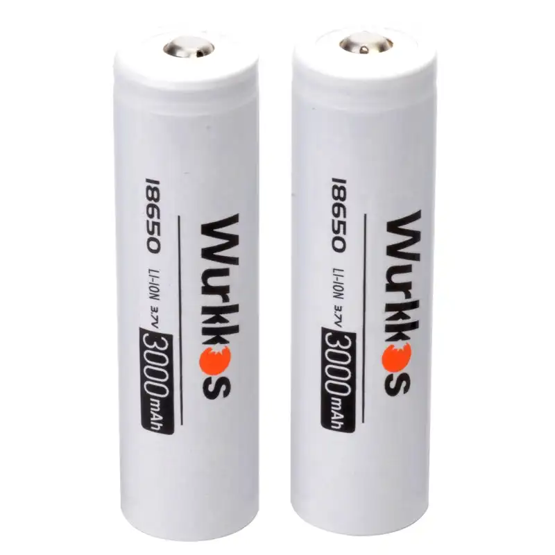Wurkkos 18650 3000mAh Rechargeable Li-Ion Battery 3.7V Rechargeable Battery for Flashlight
