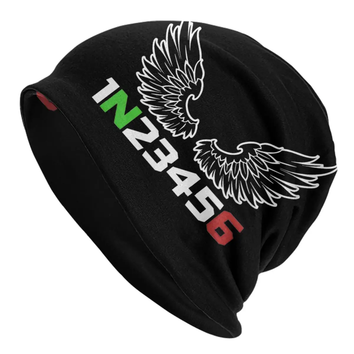 1N23456 Angel Bonnet Hats WinterAutumn Street Skullies Beanies Hat Dirt Bike Motocross Motor for Men Women Knitting Hats Cap