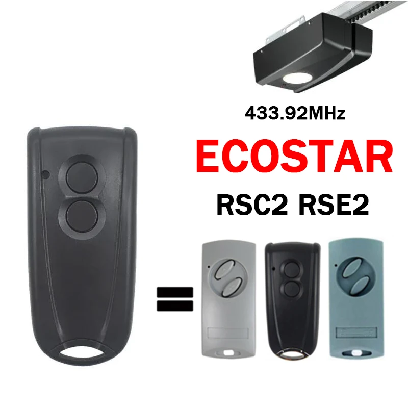 

ECOSTAR RSC2 433 RSE2 433 Garage Door Opener Remote Control 433.92MHz Rolling Code Hormann Ecostar Liftronic Remote Control Gate