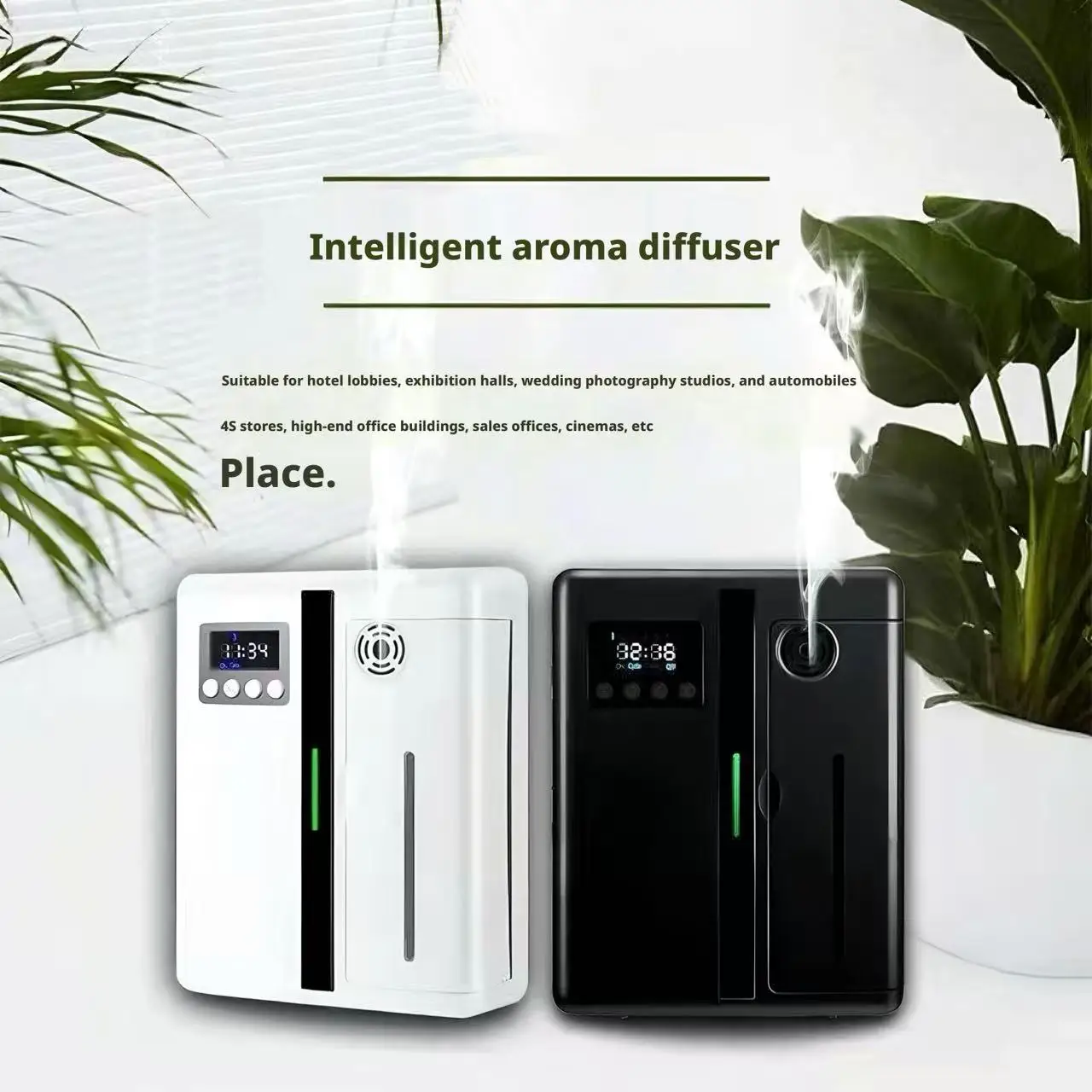 

Smart Scent Diffuser Commercial & Household Aroma Machine Automatic Fragrance Spraying Long-Lasting Scent Odor Elimination