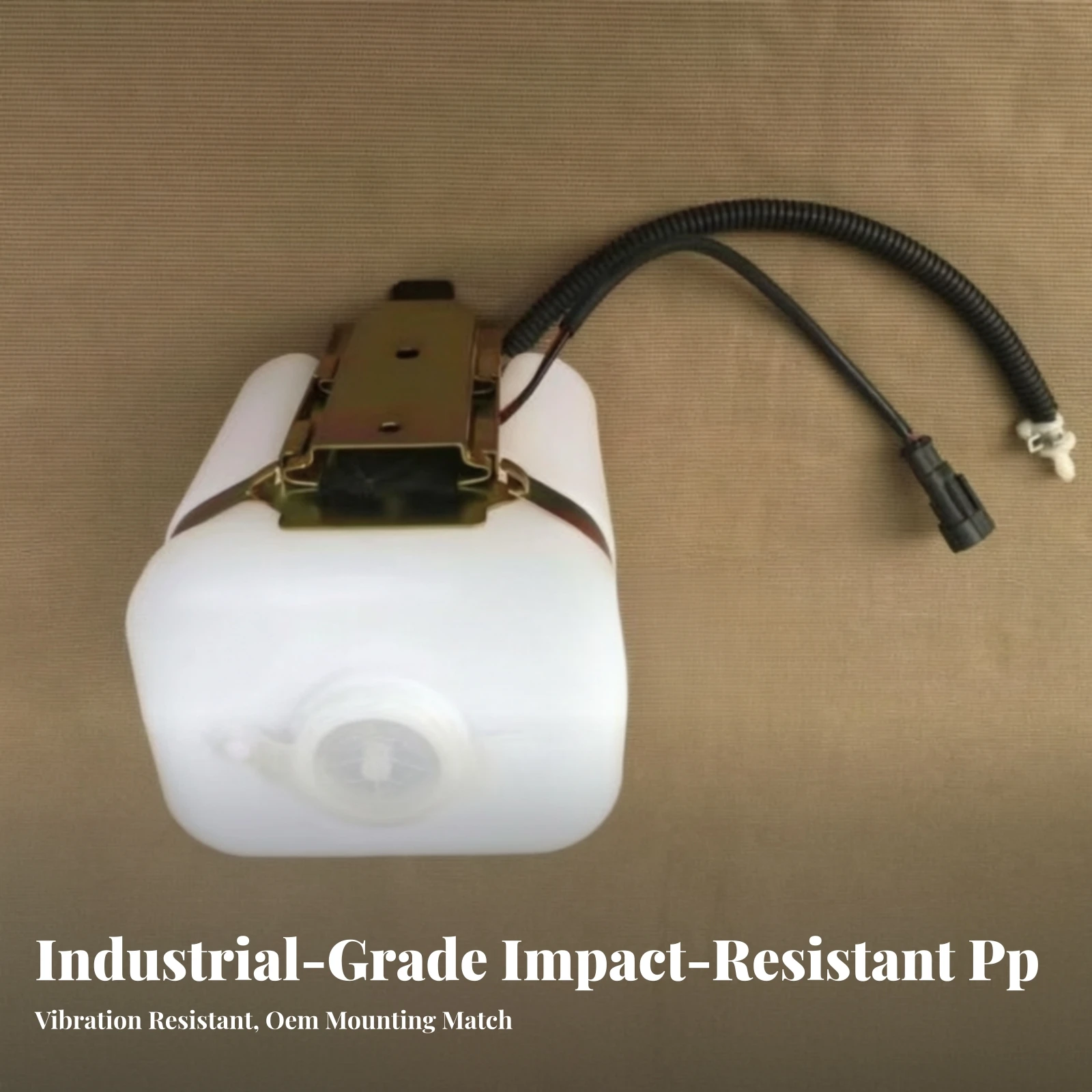 Excavator Windshield-Washer System Component Plastic Excavator Windshield Washer Fluid Reservoir Quality Tested Leak-Resistant
