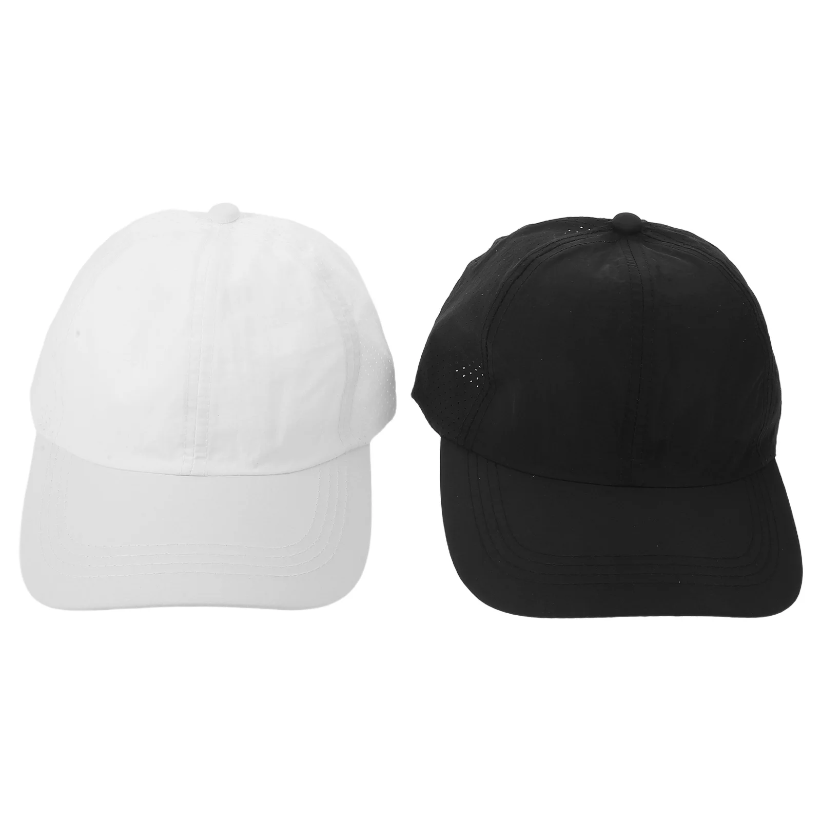 2 قطع المرأة ذيل حصان قبعة بيسبول تنفس شبكة التجفيف السريع قبعة رياضية لتشغيل قبعات التنس النساء #4