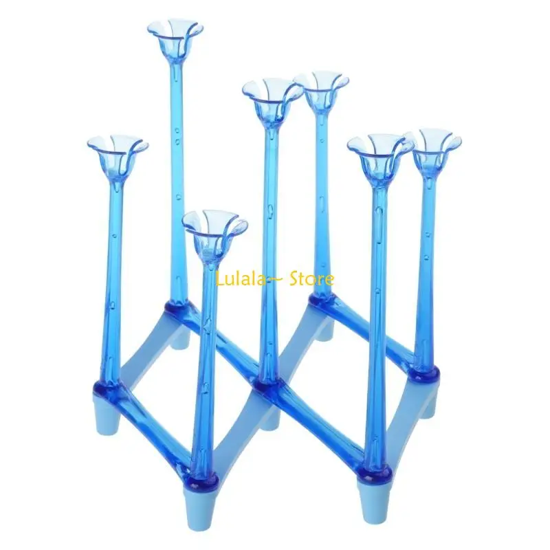 Y4QA Bottle Dry Rack Baby Bottle Drain Drying Racks Colors Baby Bottle Cleaning Dryer