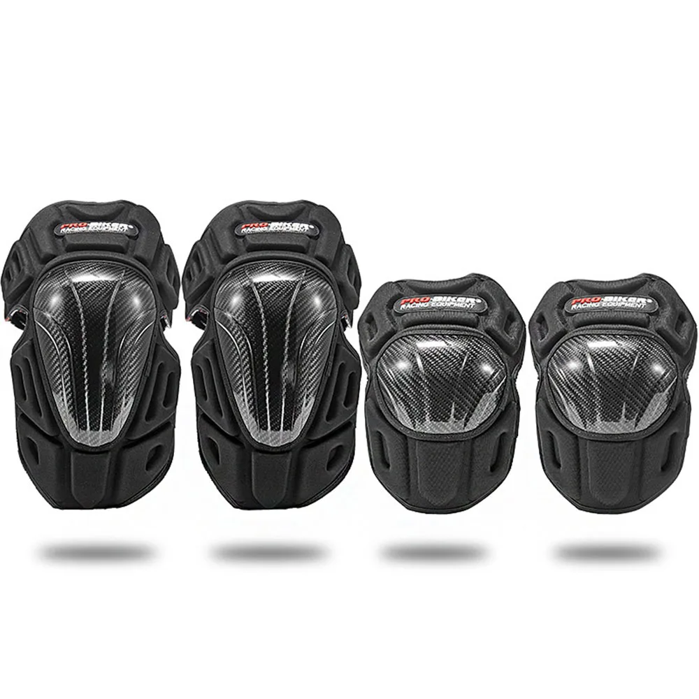 

Knee Pads For 4 Season Elbow Pads 4PCS Safety Gear High Quality Moto Protection Protective Knee Pads Motor Equipment Moto Cross