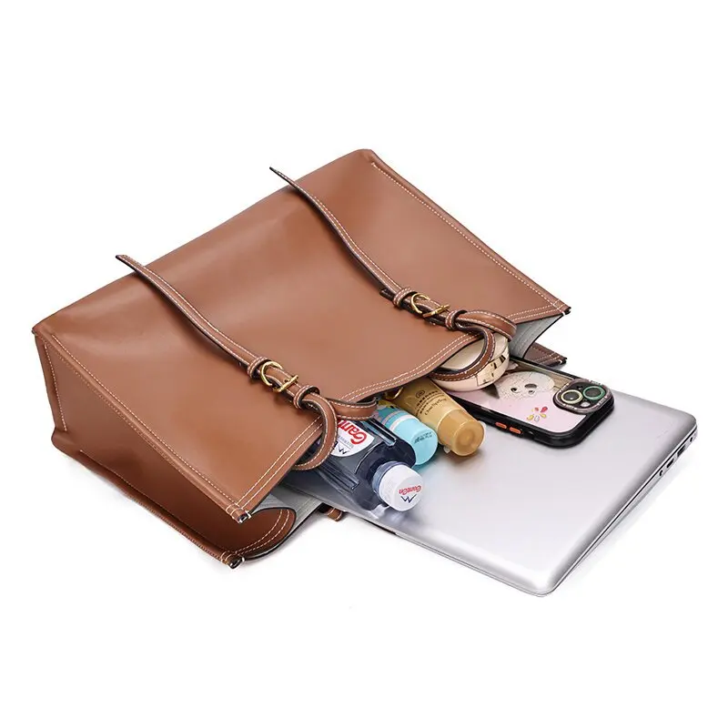 NEW Brand Designer Leather  High-end Feel Retro Shoulder Bag Versatile Women Crossbody Super Popular Handbag big Bag