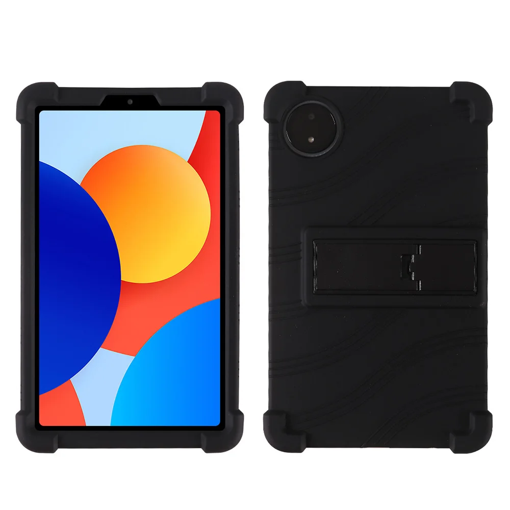 

Protective Case for Xiaomi Redmi Pad SE 8.7 inch Tablets, Kids Friendly Soft Silicone Adjustable Stand Cover for Redmi Pad SE8.7