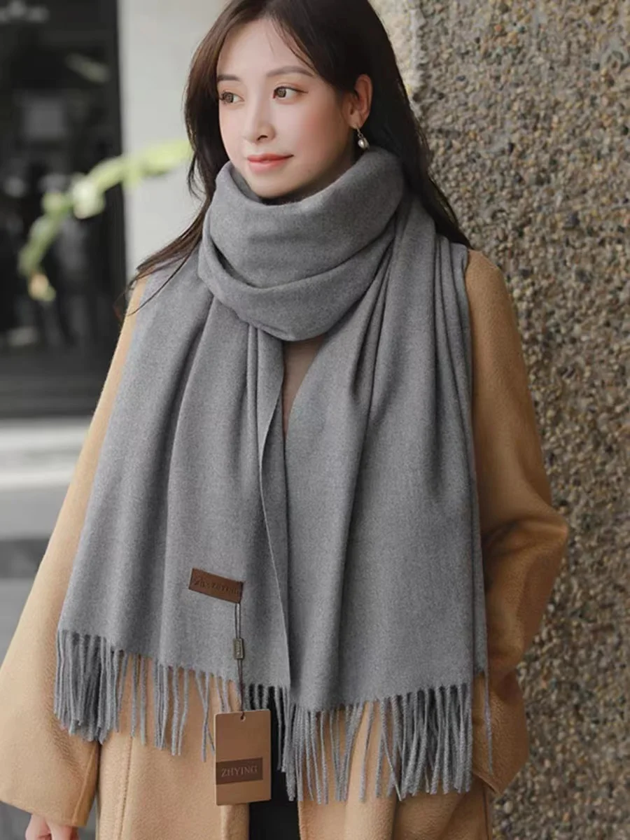 Women's Long Wool S… - image