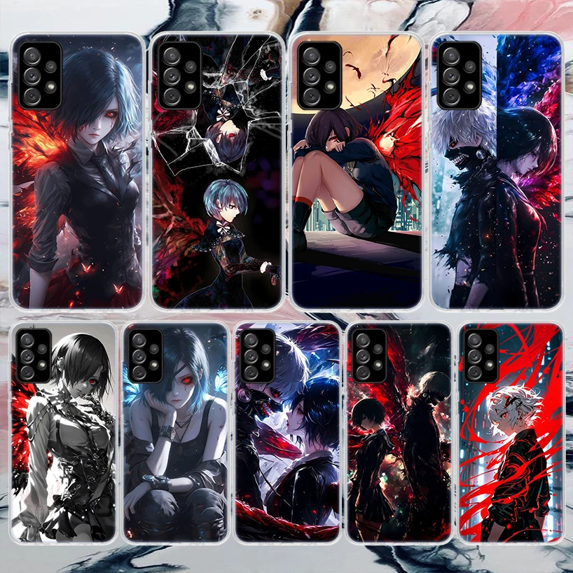 G-Ghoul Tokyo Touka Kirishima Soft Phone Case For Samsung Galaxy A16 A15 A14 A13 A12 A55 A54 A53 A52 A35 A34 A33 A32 A25 A24 A23