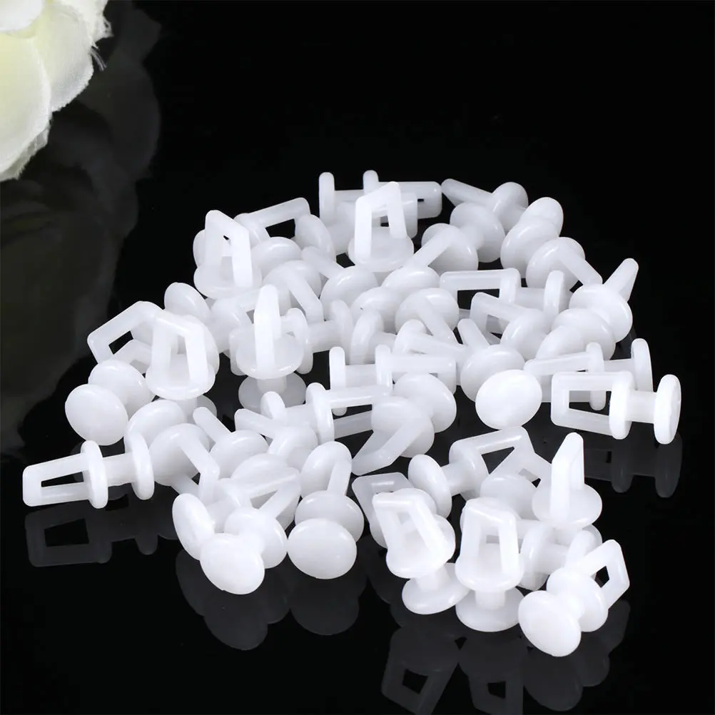 

200 pcs Pulley Plastic Sliding Wheel For Curtain Track Sliding Wheel Rollers Smooth Gliding Home Office Bedroom Use