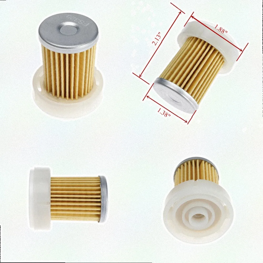 4pcs Fuel Filter With O-Ring For Kubota L3200 L3400 L2501 L2800 For Mahindra For Tractor Diesel Engine Replacement Part