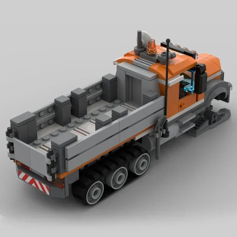 Modello di auto da città Moc Mattoni da costruzione Arctic Half-track Telehandler Tecnologia Blocchi modulari Regalo Giocattoli di Natale Set fai da te Assemblaggio