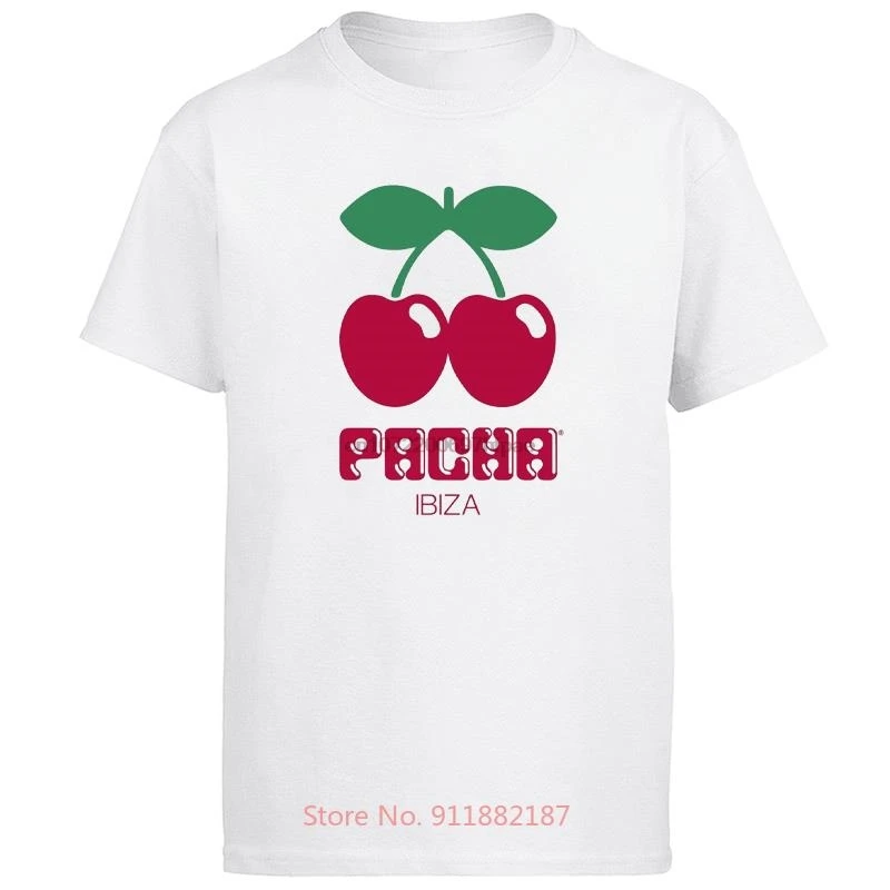 Pacha Ibiza Fashion Graphic T Shirts Oversize Cotton Short Sleeve T-Shirts Summer Tees Tops Streetwear New Shirts And T-Shirts