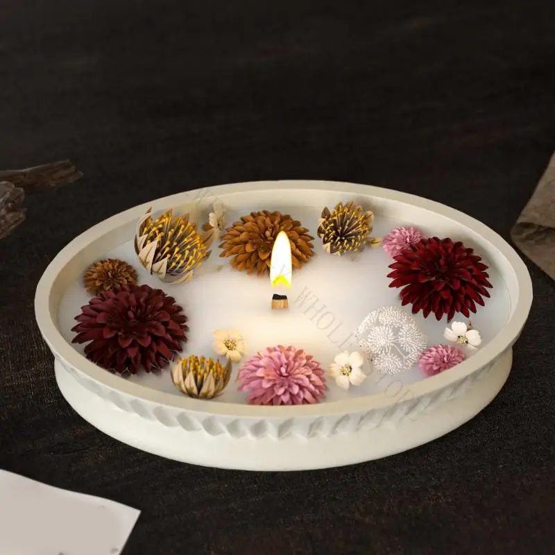 R7UF Plate Mold Creative Mold Perfect for Home Decoration and Wedding Arrangements